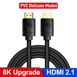 BASEUS | Baseus 8K HDMI-compatible Cable for Xiaomi Mi Box 8K/60Hz 4K/120HZ 48Gbps Digital Cable for PS5 PS4 Laptop TV Monitor Projectors
