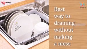 Oxihom K7140 Rak Pengering Piring Buah Sayur Wastafel Drain Rack Sink