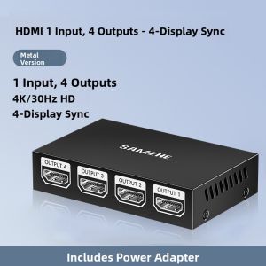 Samzhe | Bi-Directional 2-in-1 & 1-to-2 HDMI Switch 4K Support