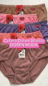 1 Pcs Celana Dalam Wanita Dewasa Bahan Katun Murah Berkualitas | CD Perempuan Merk Doren Muda