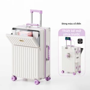 MINGJUEGONGZI | Vali Đẹp Bánh Xe Im Lặng 20 Inch