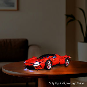 Kyglaring LED Light Kit suitable for Lego Ferrari Daytona SP3 42143 Building Block Decorative Lamp Not Include Model