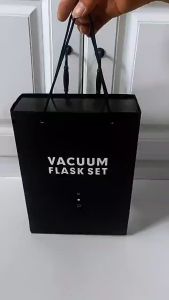 กระบอกน้ำสูญญากาศ 500ML แบบเซ็ท แก้วเก็บความเย็น ขนาด 3000ml กระบอกเย็นและสูญ เซ็ท พร้อมแก้วสแตนเลสเซ็ต 3ใบ VACUUM FLASK SET