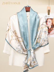 Silk Scarf Women Mulberry Silk Cheongsam Shawl 2025 New Mom Elderly Gifts Neck Ties High-End Feelings Scarves Chinese Style