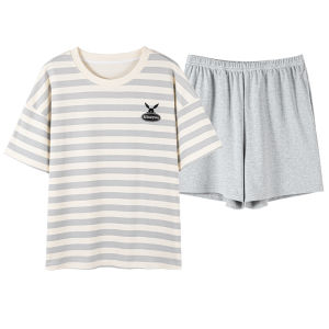 Miiow | Catwoman Summer New Sweet Cute Womens Sleepwear Short Sleeve Cotton Pajamas Shorts Outdoor Wearable Casual Home Clothes