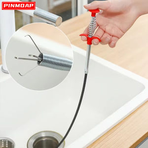 1/2PCS Waterway Cleaning Hook Spring Pipe Dredging Tool Dredging Drainage Pipe Cleaning Product Household Pipeline