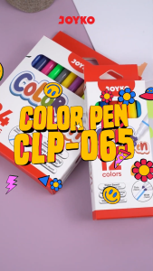 Color Pen Pulpen Pena Warna CLP-065 12 24 WARNA JOYKO Water Based  Washable Drawing