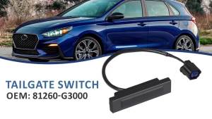 Release Button Liftgate Switch 81260-G3000 81720-G4000 Rear Trunk Tailgate Boot For Hyundai 2018-2020 Elantra GT 2017-2023 I30
