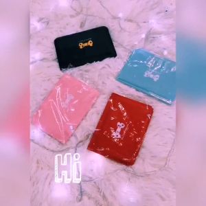 Tempat Penyimpanan Kartu Dompet Kartu Pria Wanita Kulit PU Motif Lucu & Warna Menarik