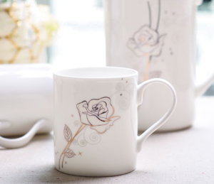 High Quality Bone China Ceramic Royal Cup Creative Mugs for Brushing Teeth And Mouth Washing Breakfast Drinking Water