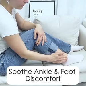 foreverlily | Máy Mát Xa Chân Bằng Túi Khí Với 4 Mức Độ Cường Độ Máy Mát Xa Chân Bằng Khí Nén Nhào Nặn Thư Giãn Lòng Bàn Chân
