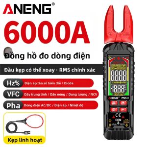 ANENG | Máy Đo Kẹp Kỹ Thuật Số ANENG PN141 Với Cuộn Dây Rogowski Linh Hoạt True RMS 6000 Đếm Đo Điện Áp AC/DC Dòng Điện Điện Trở Đồng Hồ Vạn Năng Ampe Kế