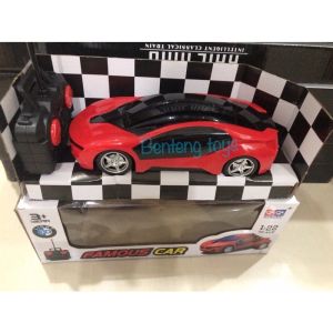 Mainan Mobil Remote Famous Car Lampu 3D