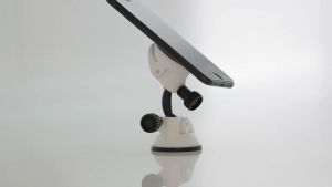 FECA i1 Suction Mobile Phone & Tablet Holder | Adjustable Angle | Dual Suction Mount for Home & Travel