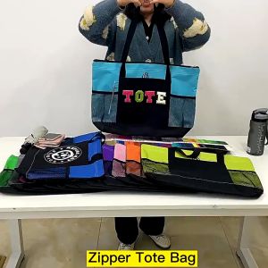 Túi tote túi canvas túi đeo tote canvas hàng xuất dư cỡ lớn vải dù có khoá kéo thời trang tiện lợi - Life Style 4U