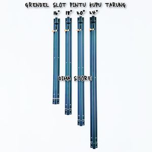 Slot Pintu Kupu Tarung Rumah Hitam Dop 16" 18" 20" 24" Grendel Pintu Minimalis Anti Karat Gembok Kuat Dan Awet