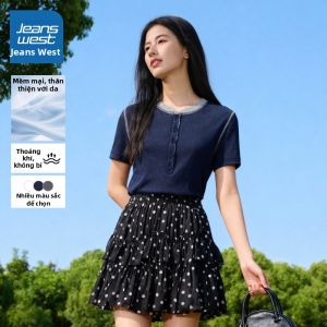 Jeanswest | Áo Thun Tay Ngắn Cổ Henry