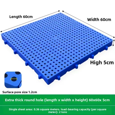 Moisture-Proof Plastic Grid Tray Warehouse Board Frozen Warehouse Floor Platform Pallet Goods Moisture-Proof Pad Board