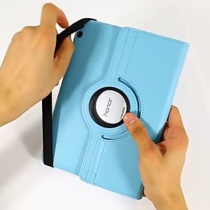 Huawei Mediapad M5 8.4 Pro 10.8 M5 Lite 10.1 PU Leather Flip 360 Rotate Spin Stand Hard Case Cover