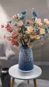 Hoa Trà Gạo Cổ 60cm Đủ Màu - Hoa Giả Decor Phòng Khách Trang Trí Nhà Cửa Có Bán Sỉ