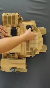 Kids Outdoor Nylon Vest MOLLE Carrier 6094 Tactical Combat Vest/Protective Rapid Release Protective