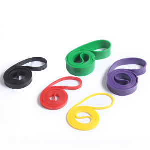 JBA Resistance Band Natural Latex 5-125lbs Durable High Toughness Elastic Anti Fracture No Smell Skin-Friendly