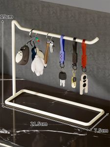 Mask And Keys Storage Rack Wall-mounted Organizing Basket