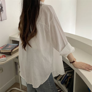 Sun Protection Shirt Coat Womens Spring & Fall Pure Cotton and Linen Long Sleeves Tops Small Casual Shirt Cardigan Thin Summer Days