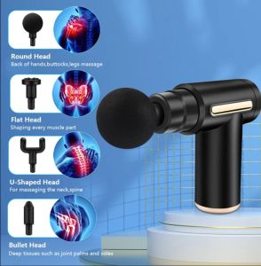 Alat Pijat Elektrik Getar Terapi Otot Massage Gun Menghilangkan Pegal
