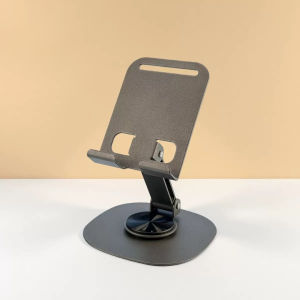Foldable Universal Metal Phone Desk Stand Rotatable for Live Broadcasts And Lazy Height Adjustment Tablet Support