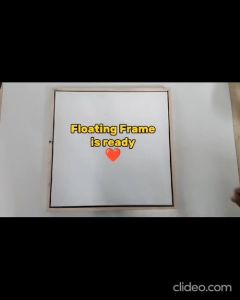 Floating Frame - Pine Wood Floating Frame - Canvas cover/outer frame - Diy Floating frame - Customise Frame