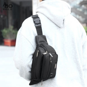 ABOSOLE Fashion Waist Bag Mens Chest Bag Waterproof Sports Bag Large Capacity Casual Bag Messenger Bag Outdoor Fitness Bag Travel Bag Business Bag