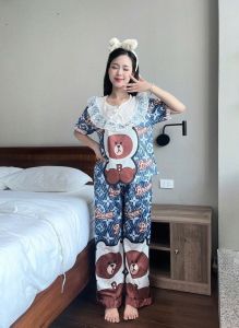 Đồ bộ nữ mặc nhà mềm mại thoải mái kiểu dáng xinh xắn freesize 40-58kg