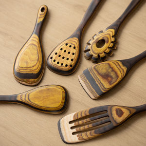 Moroccan Style Gradient Color Kitchen Utensil Set