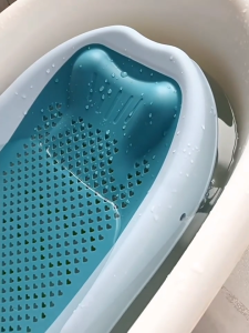 ร้านอยู่ที่ไทย ตาข่ายรองอาบน้ำ สำหรับเด็กทารก ตาข่ายกันลื่น 3สี