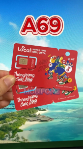 ( SIM SALE RẺ ) SIM 4G LOCAL SÓNG Mobifone Gói A69 - Data Tốc Độ cao 60GB/tháng - Miễn Phí Gọi xe Be - Miễn Phí 1 Tháng Đầu - Phí Gia Hạn Chỉ 69k/tháng . FREESHIP - CHƯA KÍCH HOẠT.
