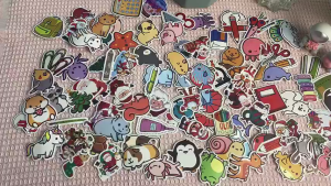 ส่งจากกทม！50ชิ้น bocchi the rock สติ๊กเกอร์ PVC แผ่นละ3-6CM แผ่นสติกเกอร์กราฟฟิตี้ กันน้ํา ตกแต่งติดกระจก โน๊ตบุ๊ค