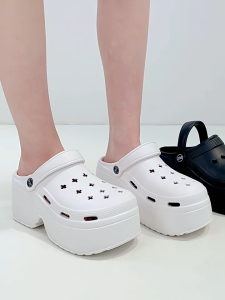 TAKIDTOO Sandal Kodok Dewasa Wanita Kekinian Sandal Fuji Sandal Jelly Anti-selip Sandal Baim Wedges