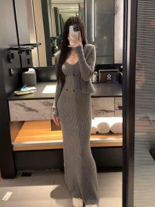 Homecore | Korean Style Slim Fitting Waist-Cinched Dress