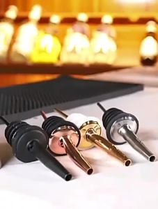 10Pcs Stainless Steel Bottle Stopper Wine Bottle Pourer Pour Spout Stopper