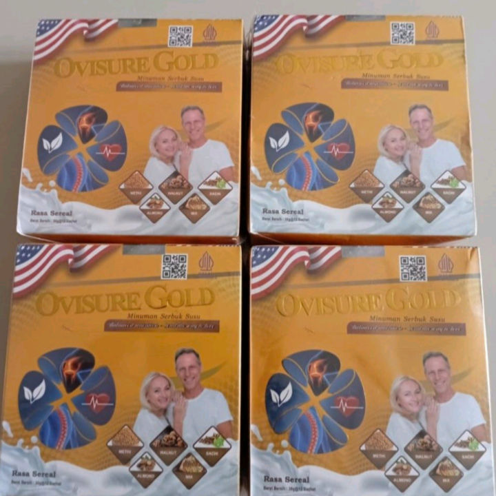 promo* PAKET 1 BOX 𝐎𝐕𝐈𝐒𝐔𝐑𝐄 𝐆𝐎𝐋𝐃 KEMASAN BARU MILK SUSU VITAMIN TULANG ...
