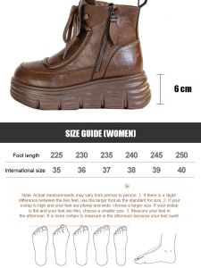 Martin boots genuine soft leather thick bottom zipper fall and winter tide boots