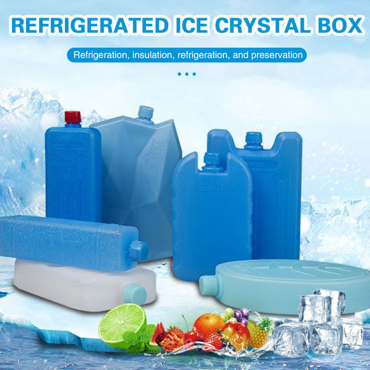 Valink Multipurpose Cooler Ice Pack,Cooling Fan Ice Crystals Box,Universal Cooler Ice Pack,Household Cooling Fan Ice Crystals Box,Thicken Cooler Ice Pack,Ice Box Air Conditioning Fan Keep Cold Ais Batu 冰盒