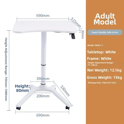 Adjustable Mobile Podium Lecture Stand