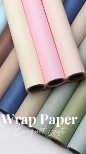 Premium Roland Matte Paper Roll W58cm X L7.3m Water Resistance Solid Color Floral Bouquet Wrapping Paper Korean Style Thick Gift Packaging Craft Paper Perfect For Florists DIY Projects Premium Florist Wrapper Sheet Flower Wrapper Material