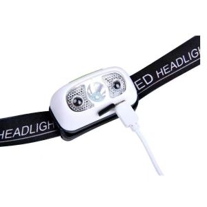 Led Sensor Headlamp Strong Light Super Bright Head-Mounted Rechargeable Flashlight Long Small Fishing Portable Miner Lamp