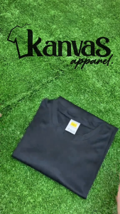 Kanvas Drifit Tshirts for Men & Women Quick-Dry Active Top Gym Sportswear Mens T-shirts Workout Clothes Plain Black