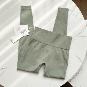 High Waist Sports Fitness Pants Womens Yoga Long Trousers Abs Slimming Sweat Absorbent Moisture Wicking Soft Elastic Diagonal Pattern