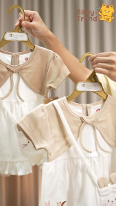 Elegant Kids ชุดลูกสาว 12เดือน-3ขวบ ชุดเดรส แขนตุ๊กตา ลายแคมปิ้ง Collection | Babytrend