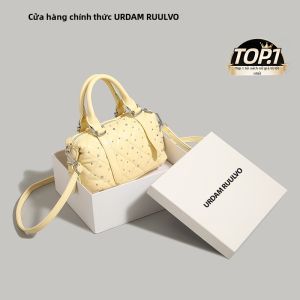 URCDN RDALVO | Túi Quăng Da Nhăn Hình Kim Cương